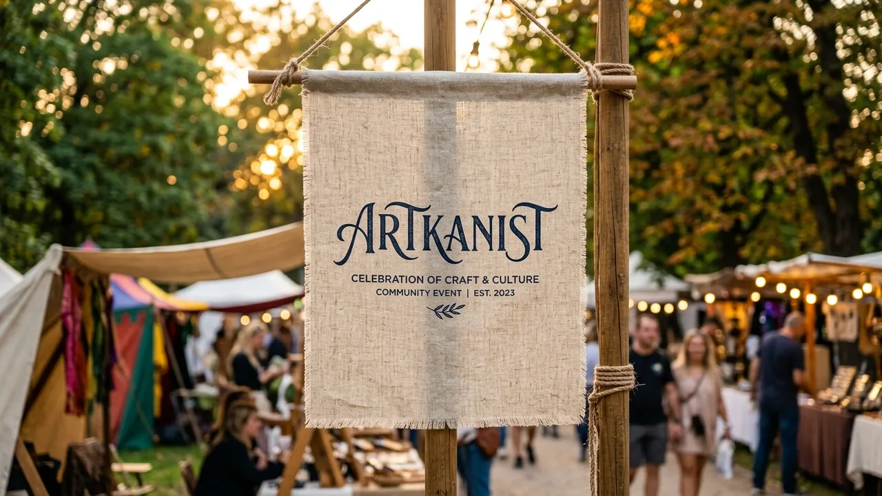 Bannière officielle de l'association ARTKANIST lors d'une manifestation publique